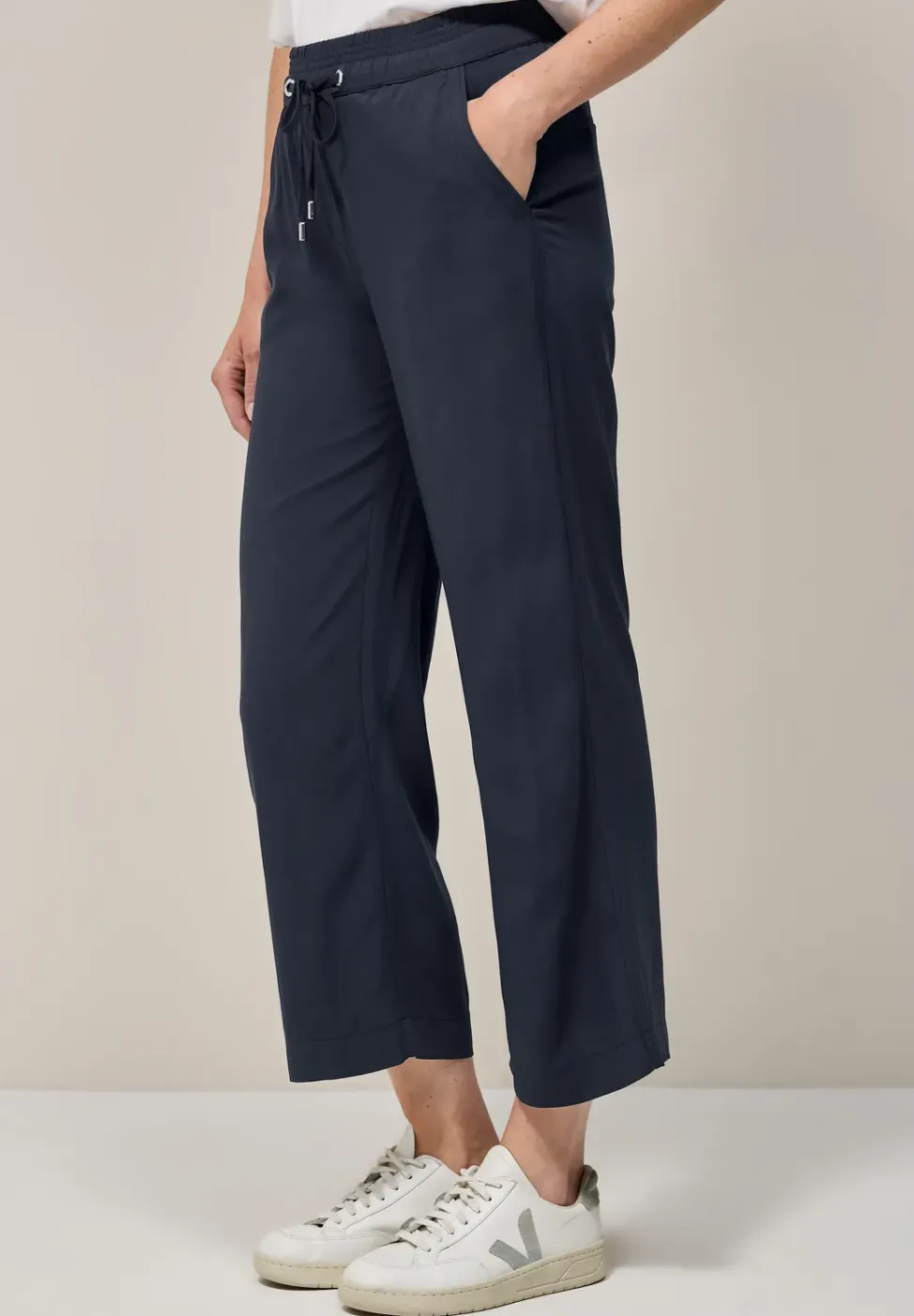 Wide Leg Pantalon en viscose