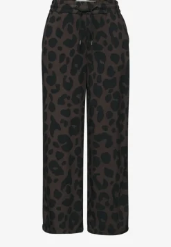 Wide Leg Pantalon Loose Fit avec imprimé