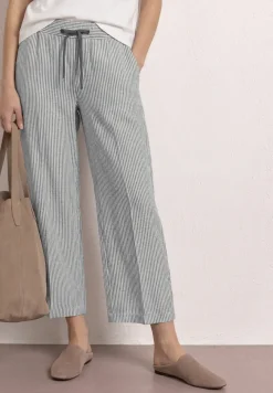 Wide Leg Pantalon Loose Fit en lin