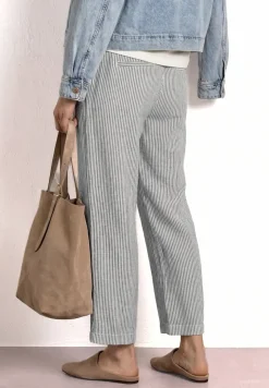 Wide Leg Pantalon Loose Fit en lin