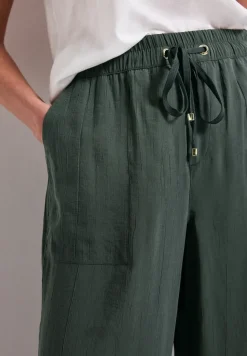 Wide Leg Pantalon structuré