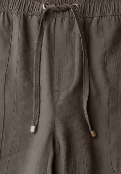 Wide Leg Pantalon structuré
