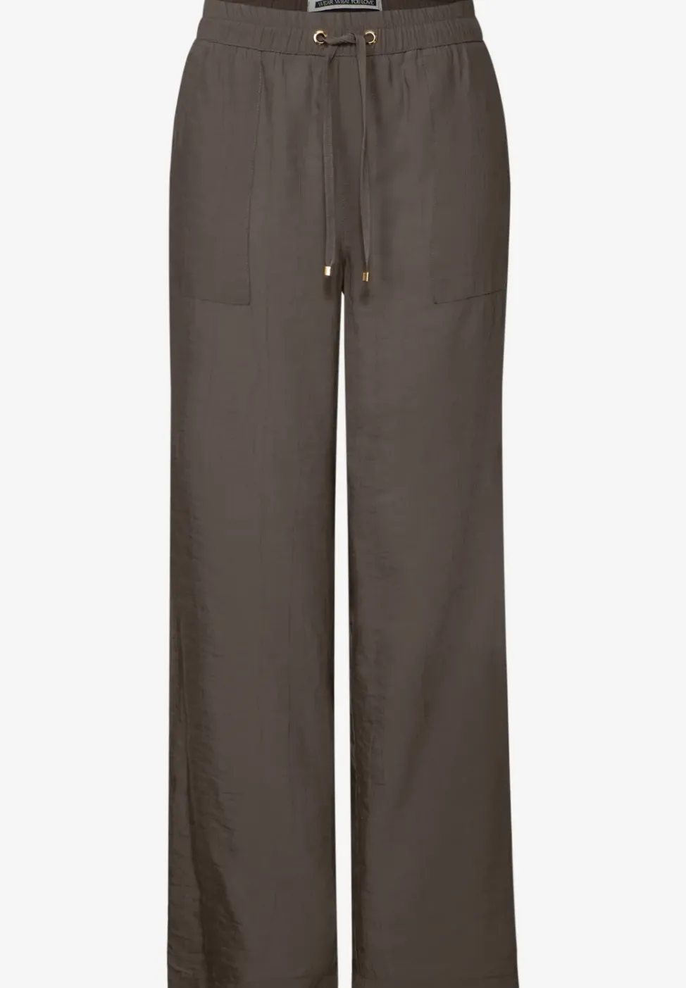 Wide Leg Pantalon structuré