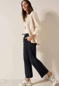 Wide Leg Pantalon structuré