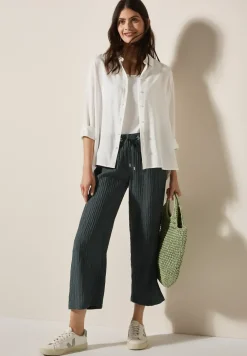 Wide Leg Pantalon structuré