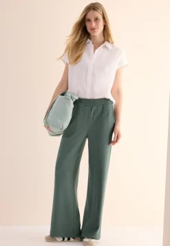 Wide Leg Pantalon structuré