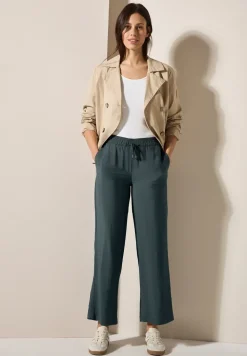 Wide Leg Pantalon structuré