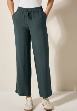 Wide Leg Pantalon structuré
