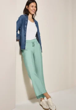 Wide Leg Pantalon structuré