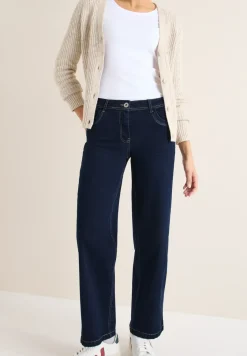 Wide Leg Rinsed Jeans