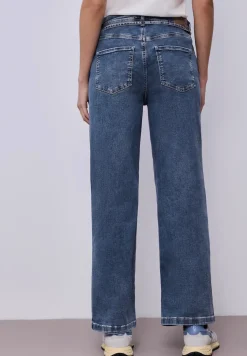 Wide Legs Jeans avec détail de ceinture