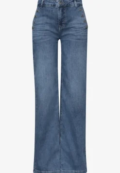 Wide Legs Jeans avec détails de boutons