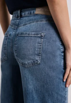 Wide Legs Jeans avec détails de boutons
