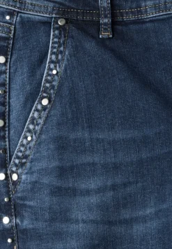 Wide Legs Jeans avec rivets