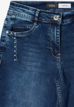 Wide Legs Jeans avec rivets