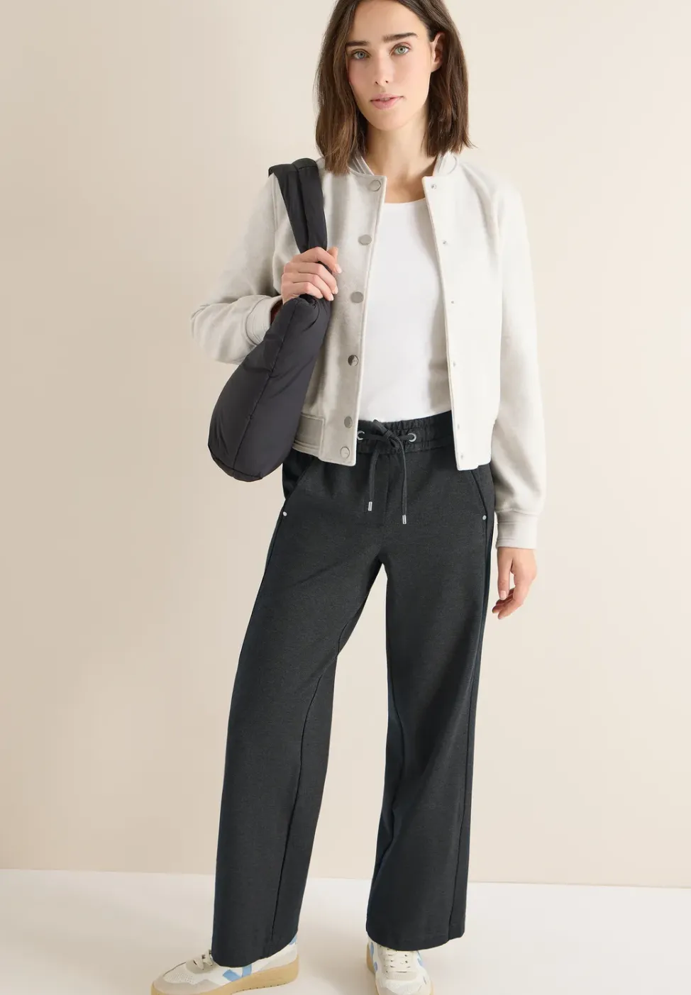 Wide Legs pantalon avec bande