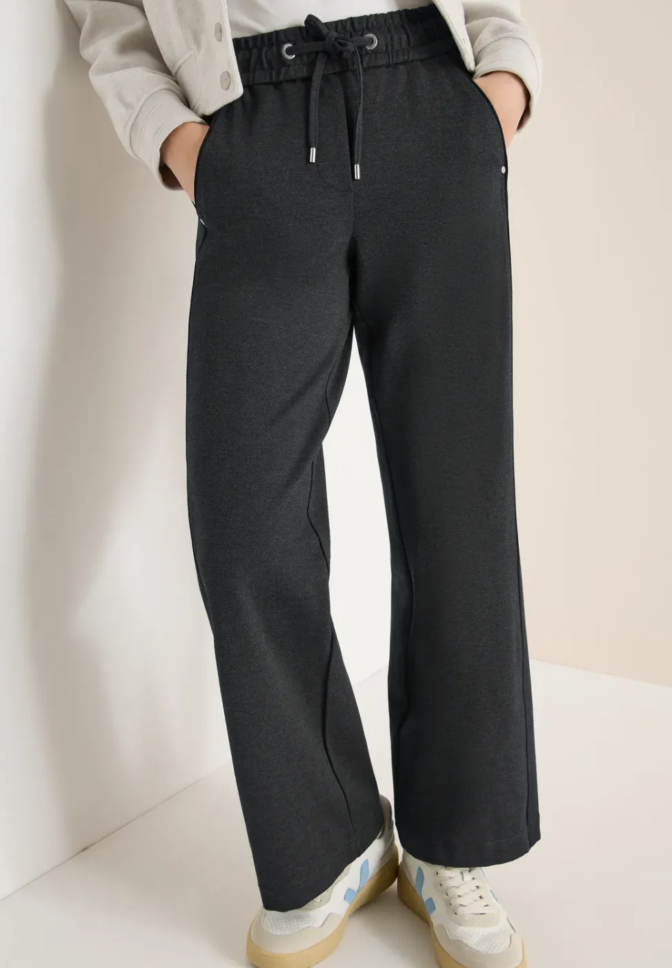 Wide Legs pantalon avec bande