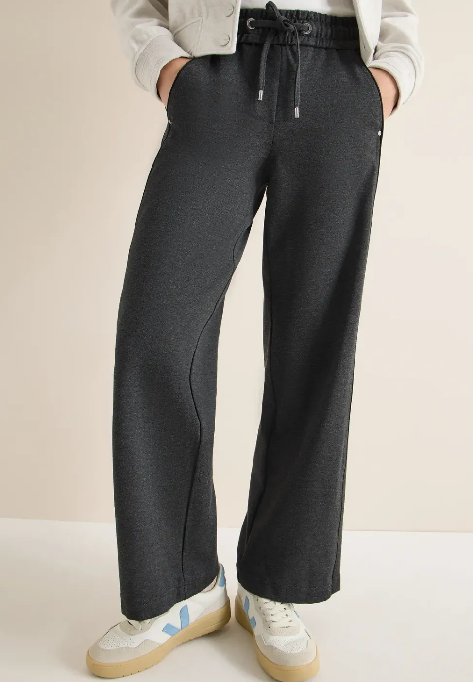 Wide Legs pantalon avec bande