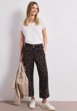 Wide Legs pantalon avec détail de ceinture