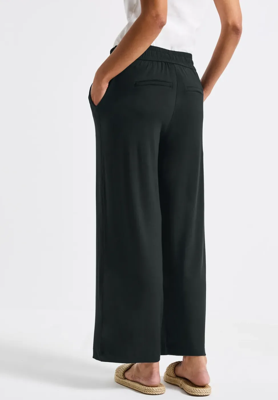 Wide Legs pantalon avec jogging à la taille