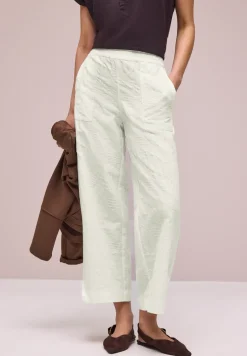 Wide Legs pantalon avec motif brodé