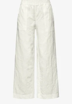 Wide Legs pantalon avec motif brodé