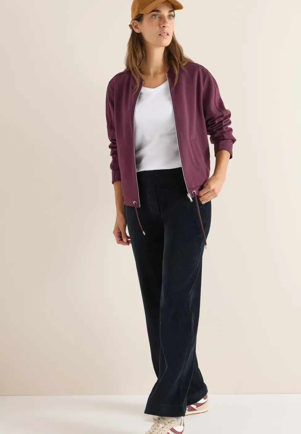 Wide Legs pantalon en velours côtelé