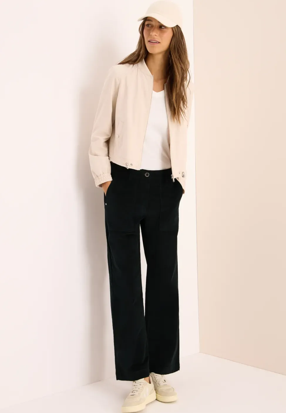 Wide Legs pantalon en velours côtelé
