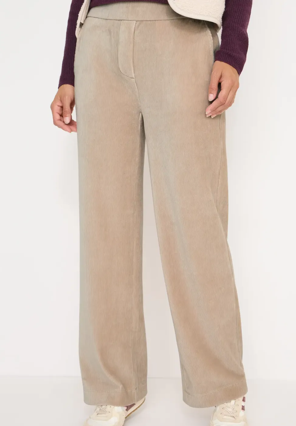 Wide Legs pantalon en velours côtelé