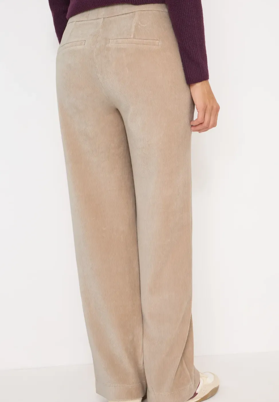 Wide Legs pantalon en velours côtelé