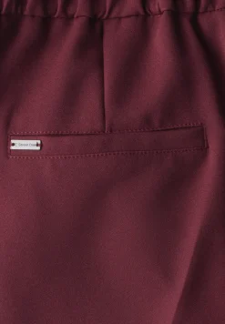 Wide Leg Twill Pantalon