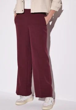 Wide Leg Twill Pantalon