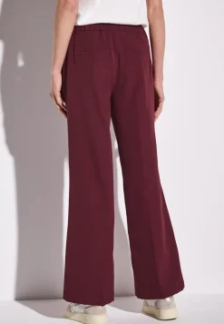 Wide Leg Twill Pantalon