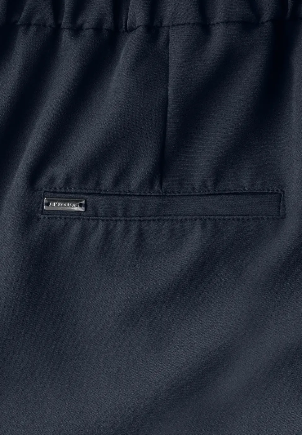 Wide Leg Twill Pantalon