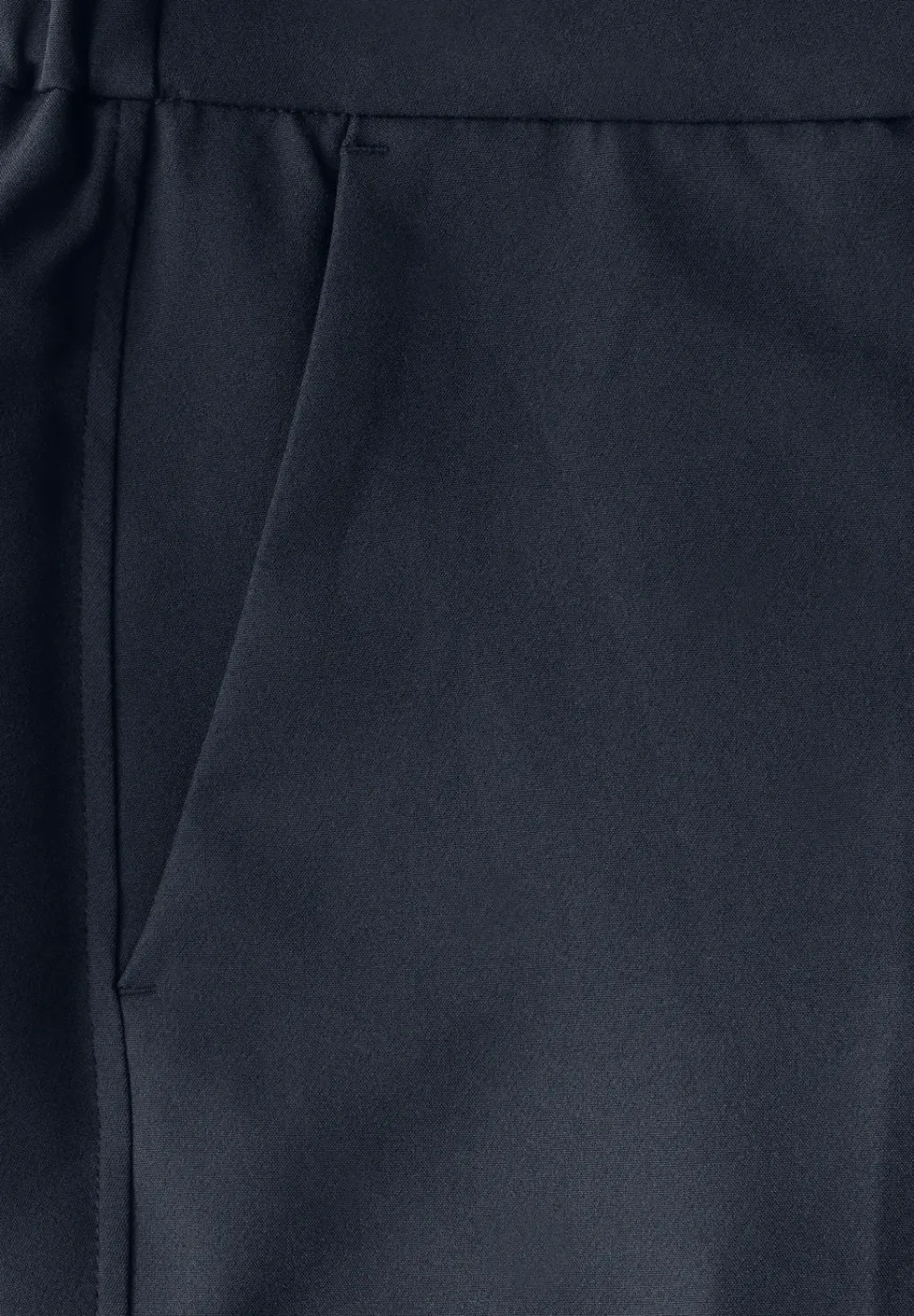 Wide Leg Twill Pantalon
