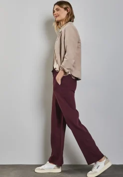Wide Leg Twill Pantalon