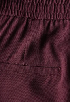 Wide Leg Twill Pantalon