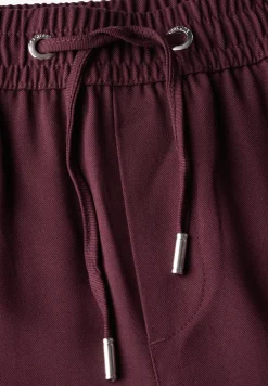 Wide Leg Twill Pantalon