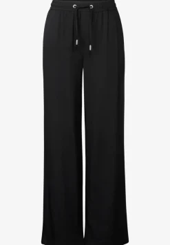 Wide Leg Twill Pantalon