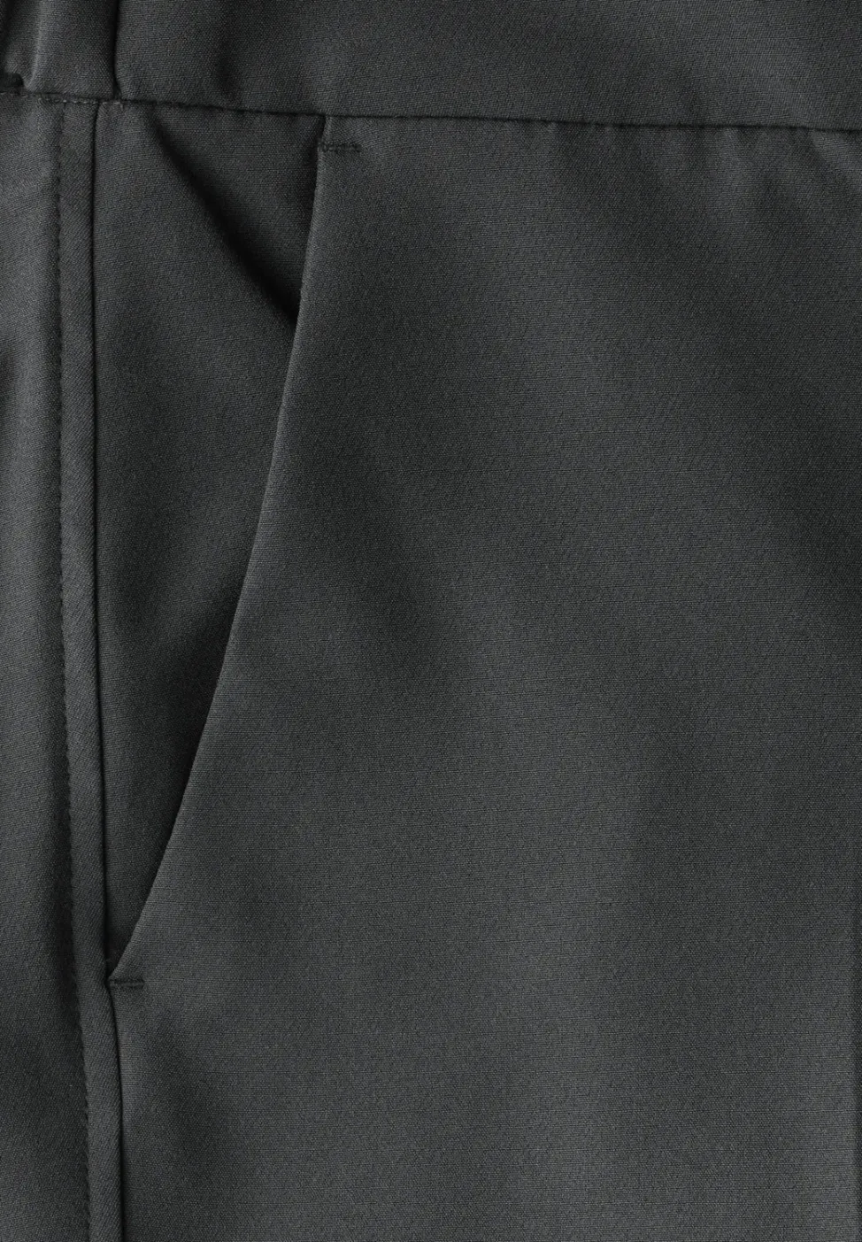 Wide Leg Twill Pantalon