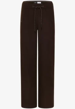 Wide Leg Twill Pantalon