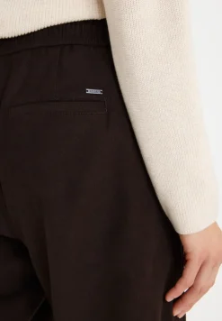 Wide Leg Twill Pantalon