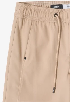 Wide Leg Twill Pantalon